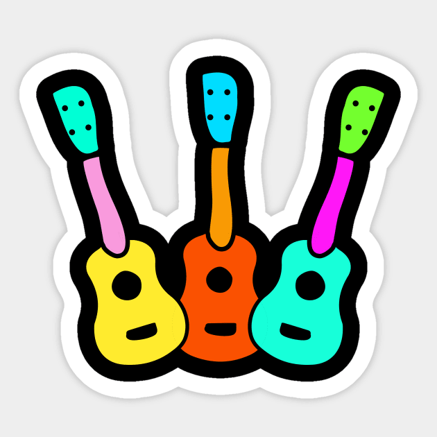 Joyful Ukulele Sticker by jazzworldquest